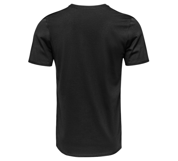Weardives Cotton T-Shirt - Balc colour Crew Neck