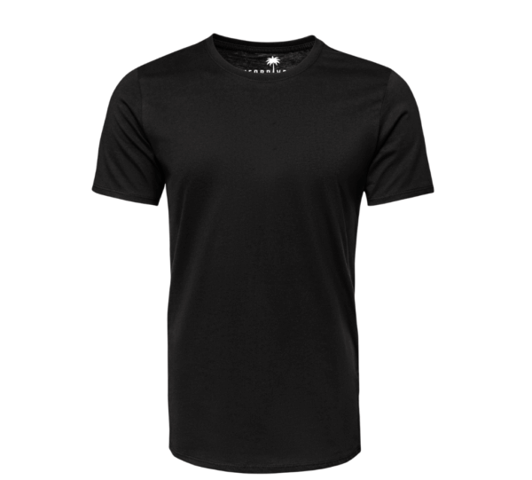 Weardives Cotton T-Shirt - Balc colour Crew Neck